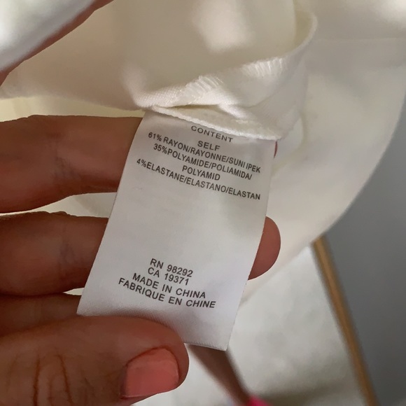 COPY - Tibi white puff sleeve corset top - Picture 6 of 7